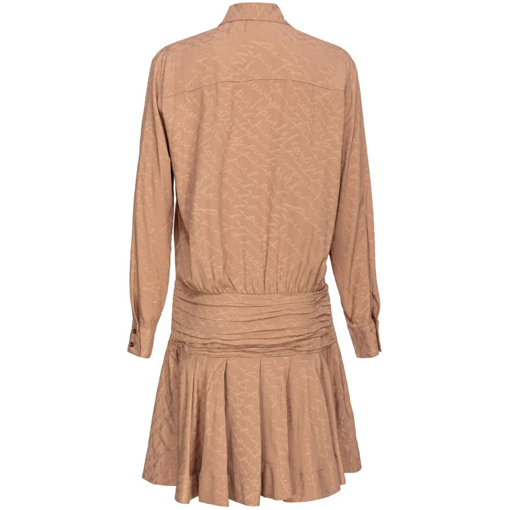 PINKO Beige Acetate Dress IT40 | S