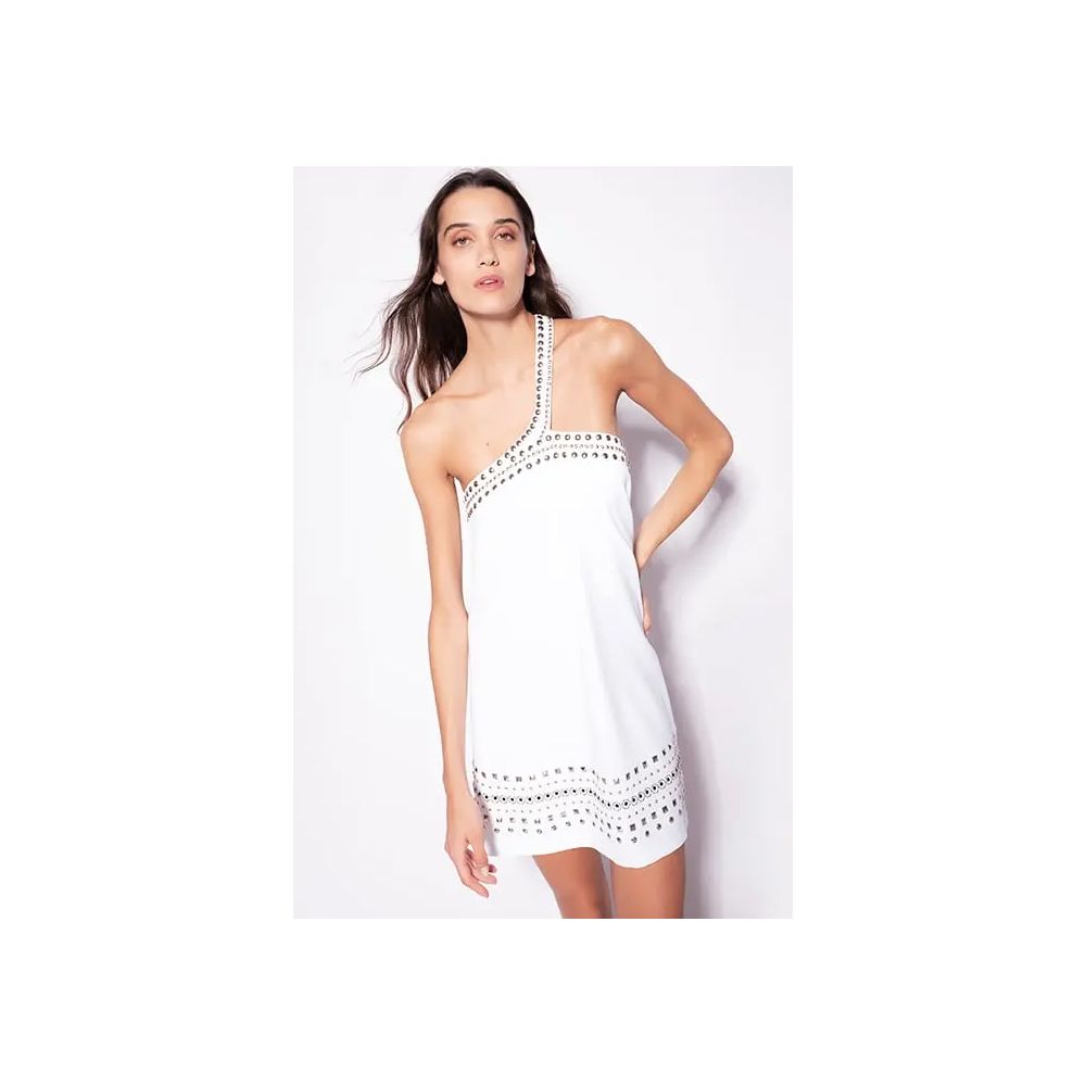 PINKO White Polyester Dress IT38 | XS