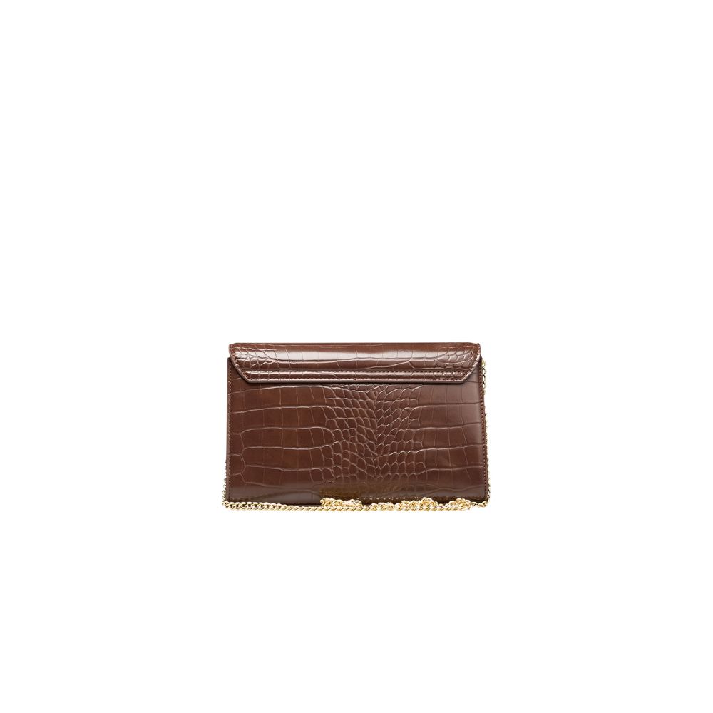 Love Moschino Brown Polyethylene Crossbody Bag