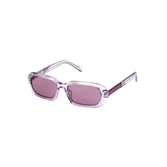 Swarovski Purple Plastic Sunglasses