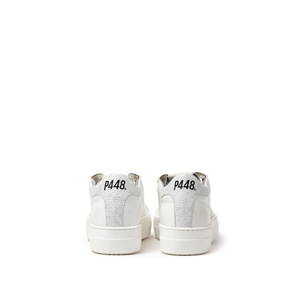 P448 White Leather Sneaker