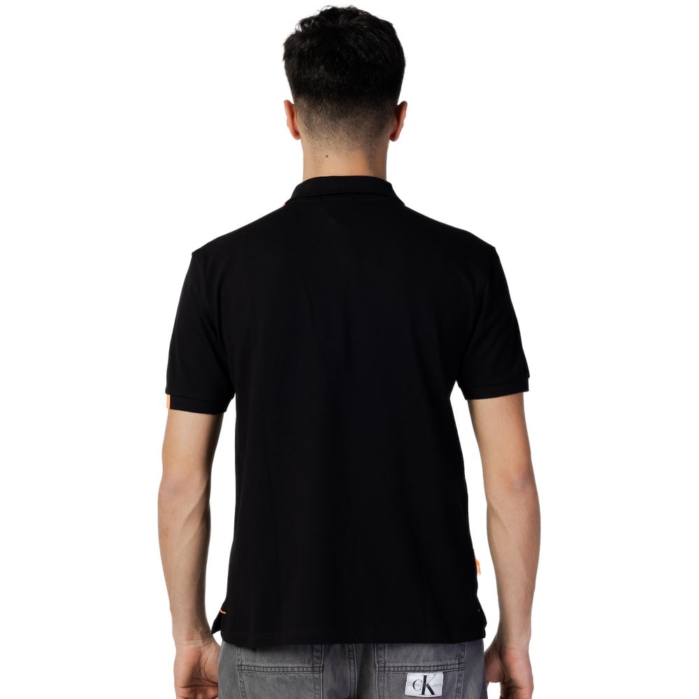 Suns Black Cotton Polo Shirt IT44 | S