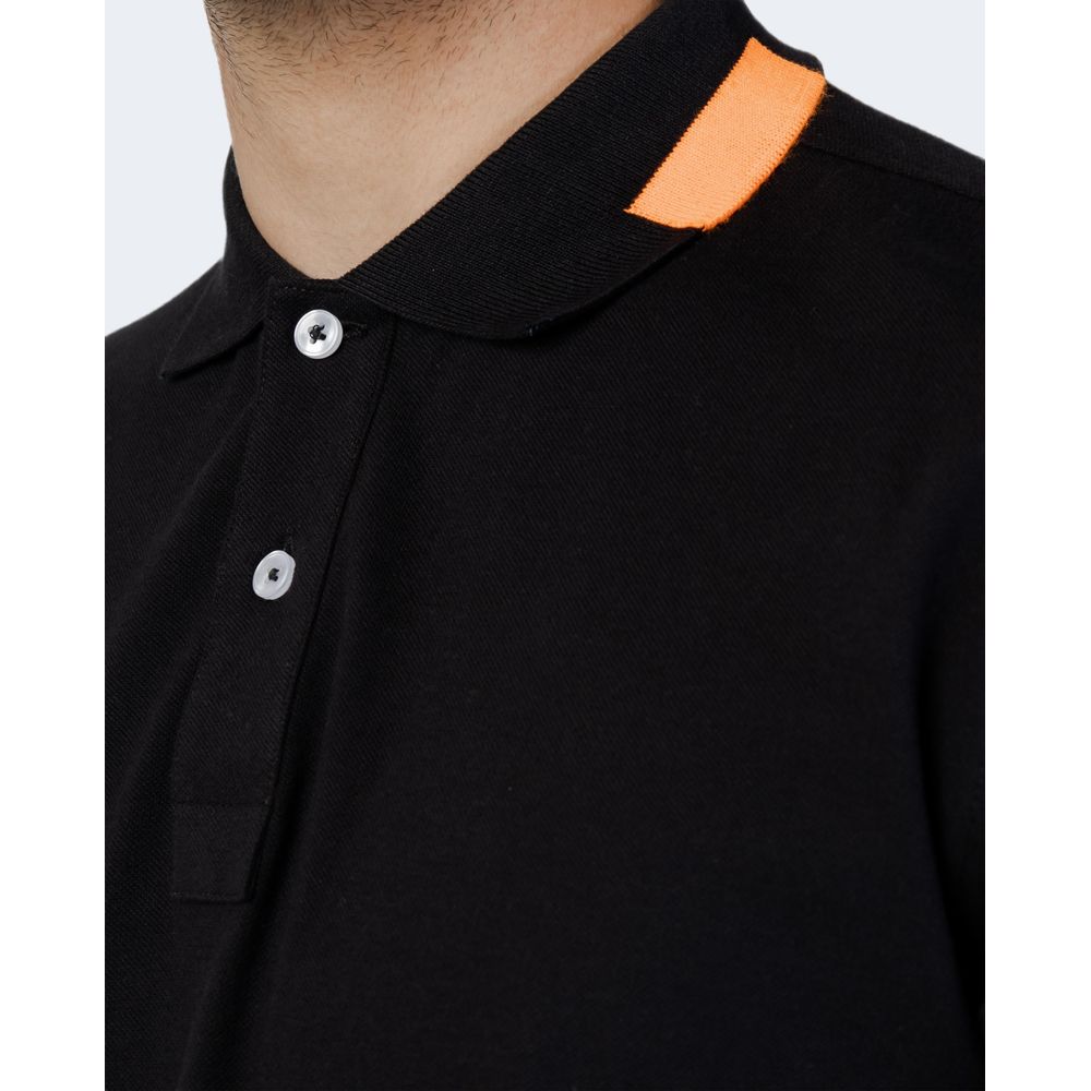 Suns Black Cotton Polo Shirt IT44 | S