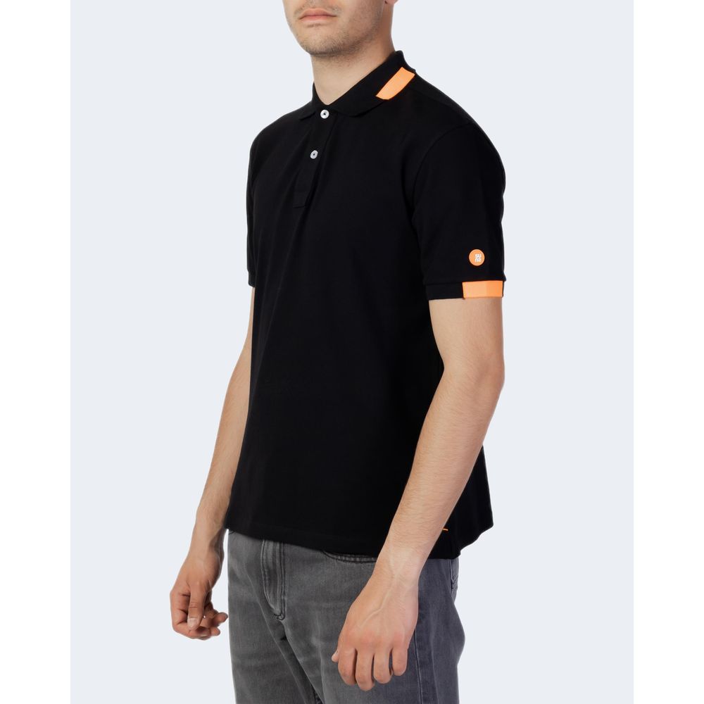 Suns Black Cotton Polo Shirt IT44 | S