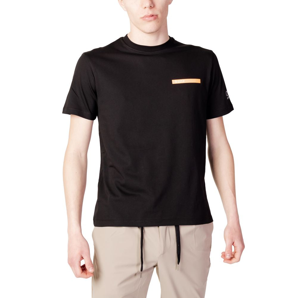 Suns Black Cotton T-Shirt IT44 | S