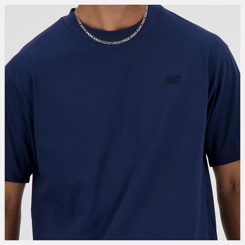 New Balance Blue Cotton T-Shirt IT42 | XS