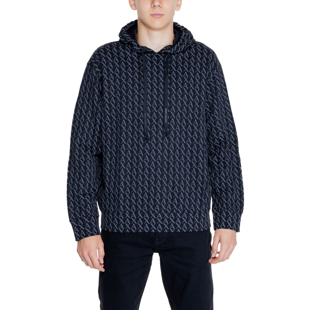 Armani Exchange Black Cotton Sweater