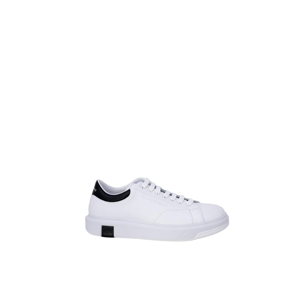 Armani Exchange Black And White Leather Sneaker EU43 / US10