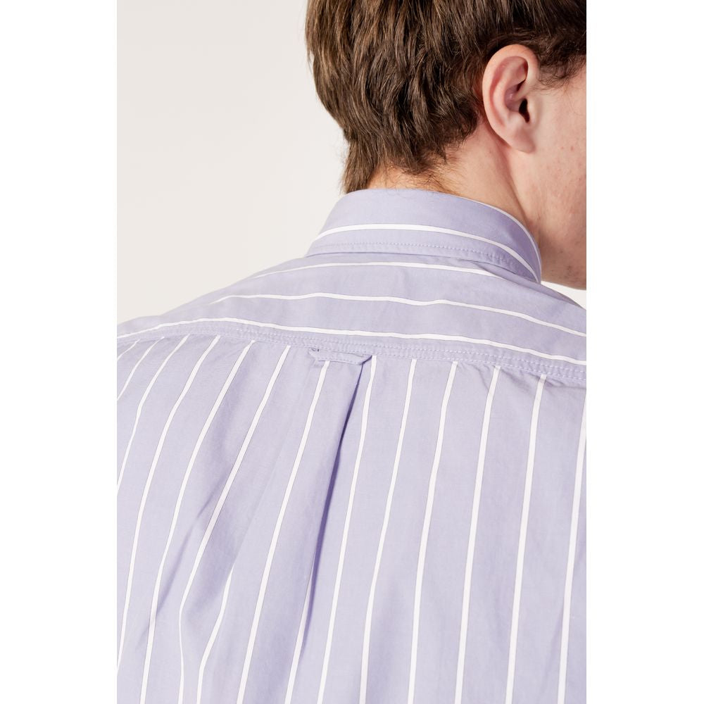 Hugo Boss Purple Cotton Shirt IT44 | S