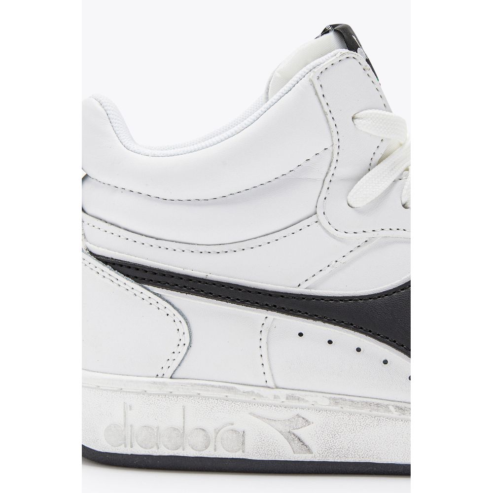 Diadora Black Leather Sneaker EU40 | US7