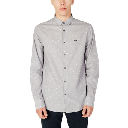 Armani Exchange Black Cotton Shirt IT44 | S