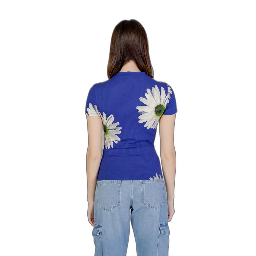 Desigual Blue Viscose Tops & T-Shirt IT44 | L