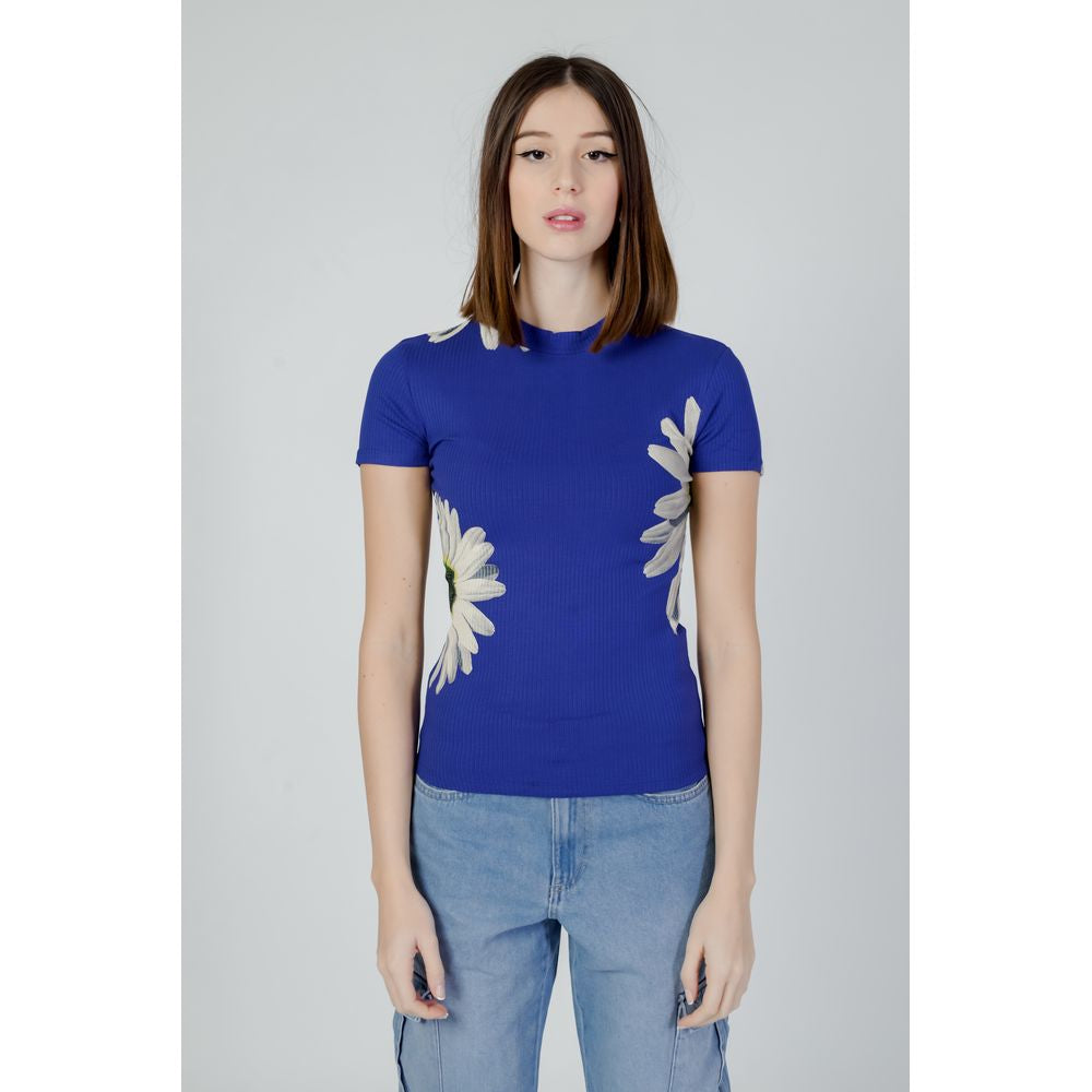 Desigual Blue Viscose Tops & T-Shirt IT44 | L