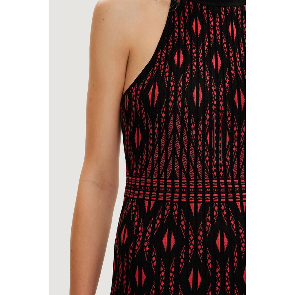 Desigual Red Viscose Dress IT44 | L