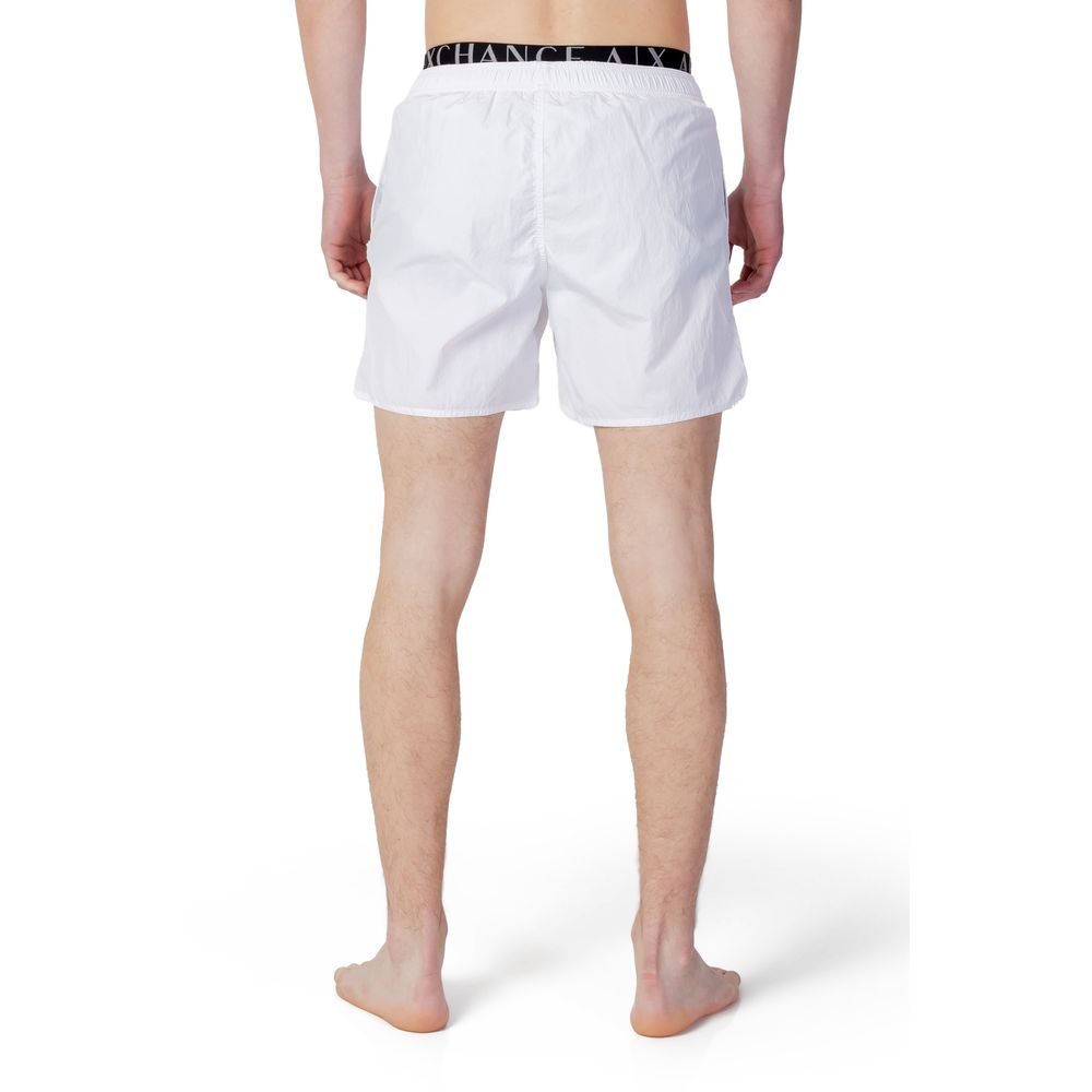 Armani Exchange White Polyester Swimwear IT48 | L