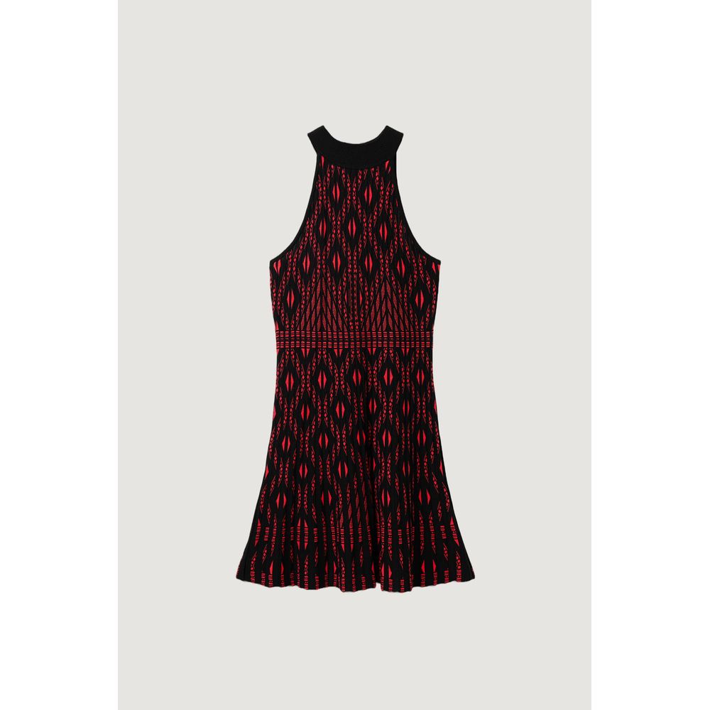 Desigual Red Viscose Dress IT44 | L