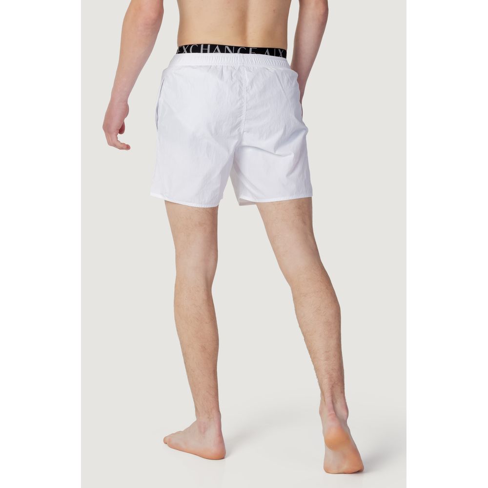 Armani Exchange White Polyester Swimwear IT48 | L