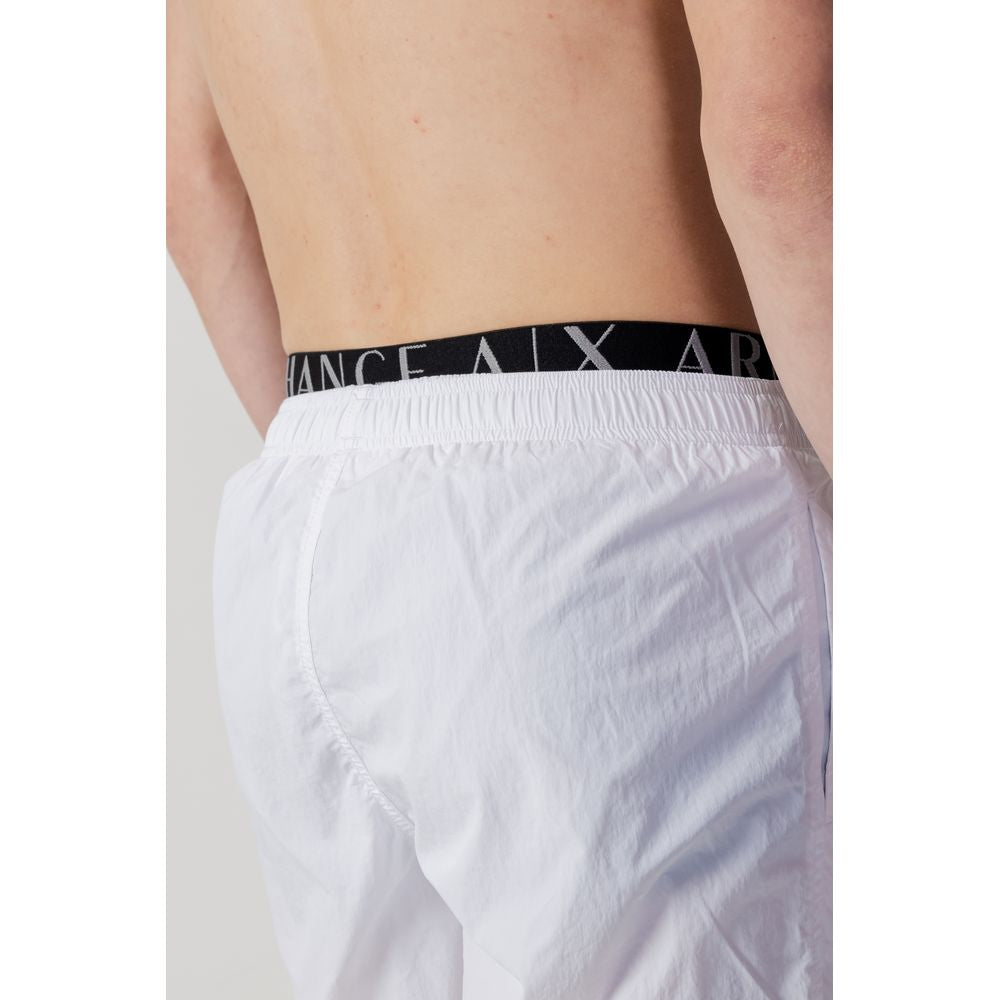 Armani Exchange White Polyester Swimwear IT48 | L