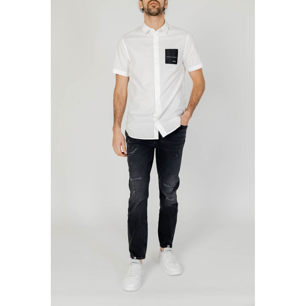 Armani Exchange White Cotton Shirt IT42 | XS