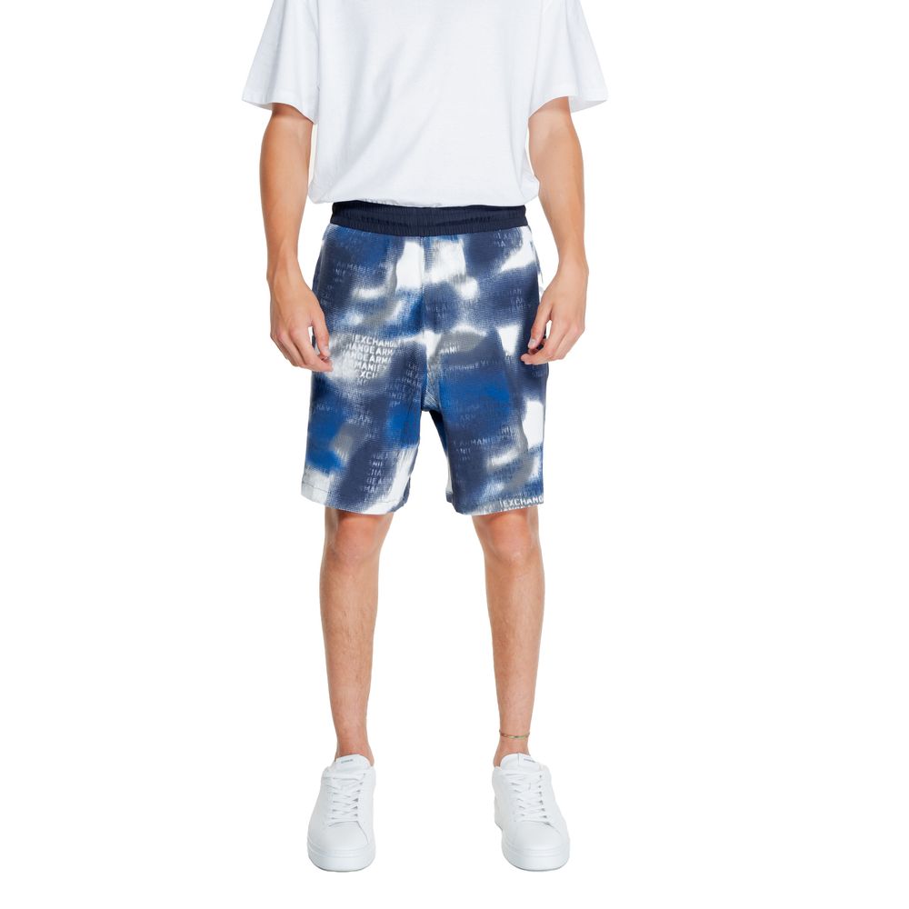 Armani Exchange Blue Cotton Short IT48 | L