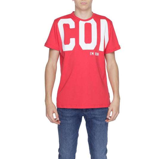 Icon Red Cotton T-Shirt IT42 | XS