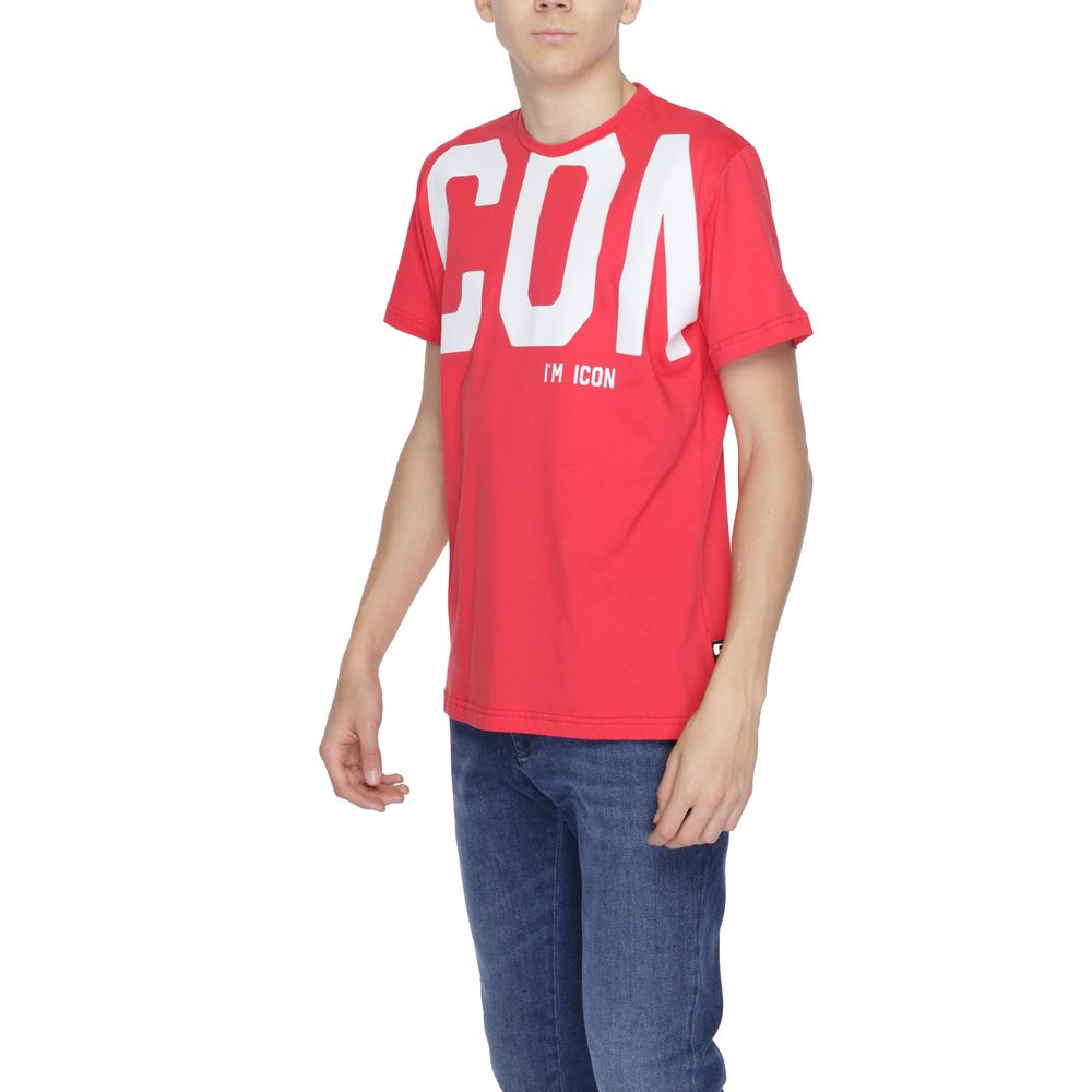 Icon Red Cotton T-Shirt IT42 | XS