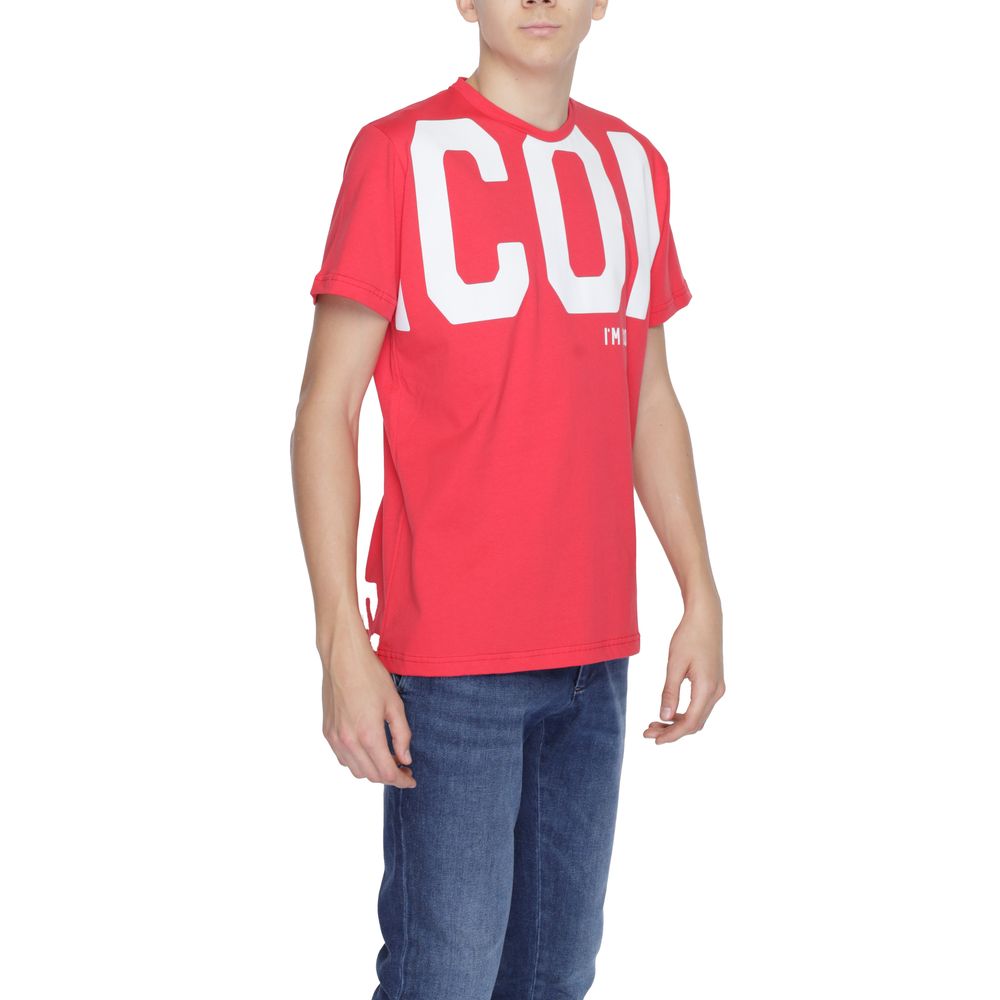 Icon Red Cotton T-Shirt IT42 | XS