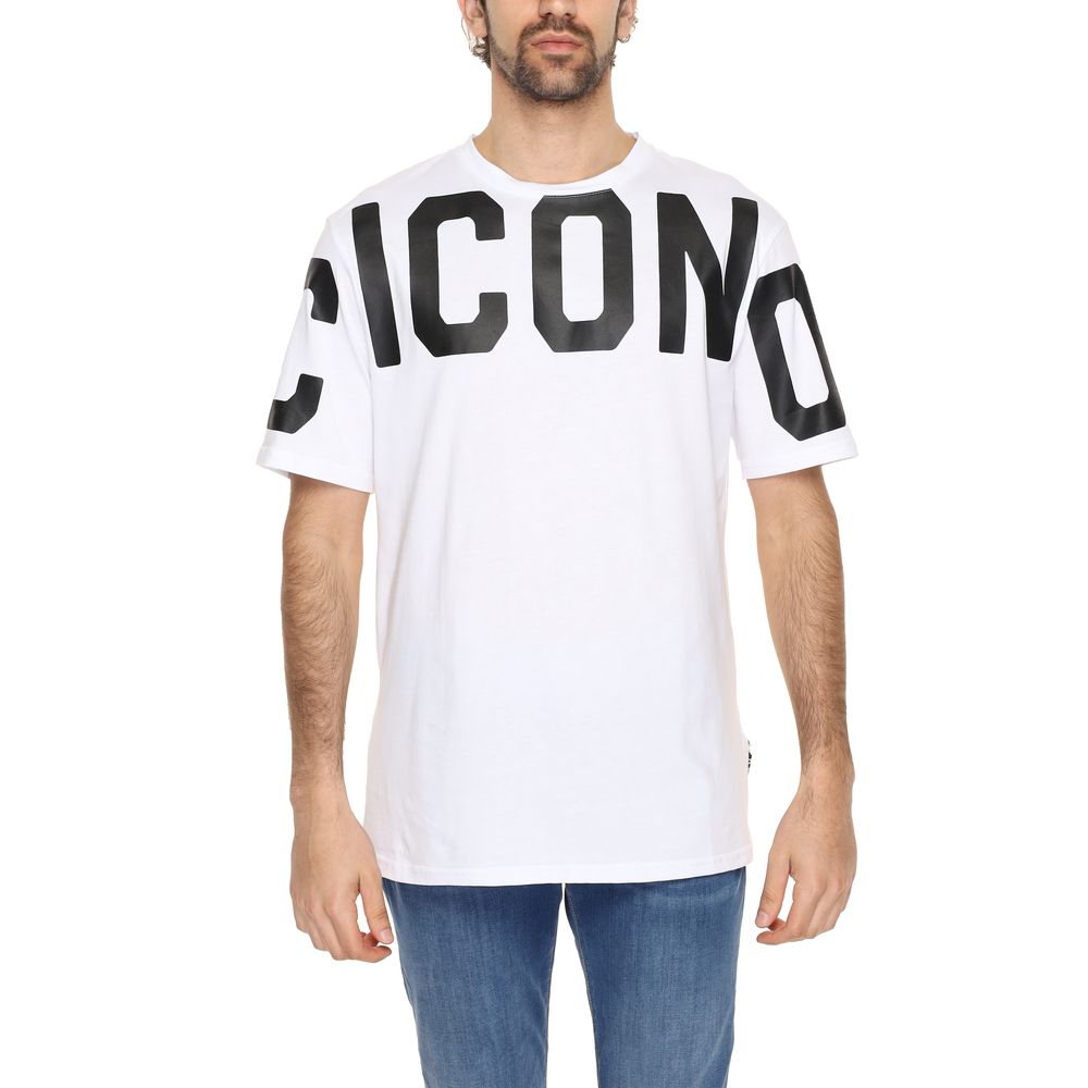 Icon White Cotton T-Shirt IT42 | XS