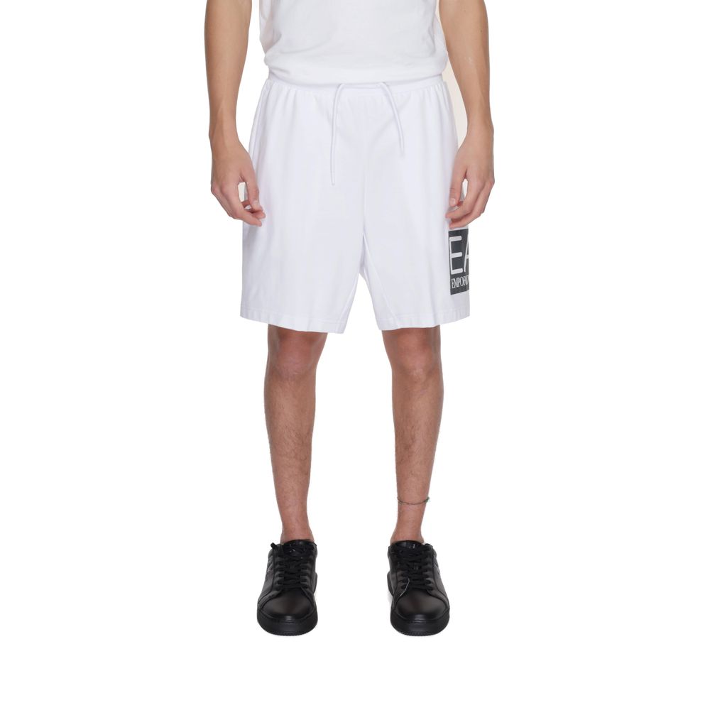 EA7 Emporio Armani White Cotton Short IT48 | L