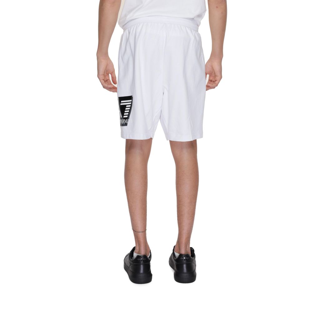 EA7 Emporio Armani White Cotton Short IT48 | L