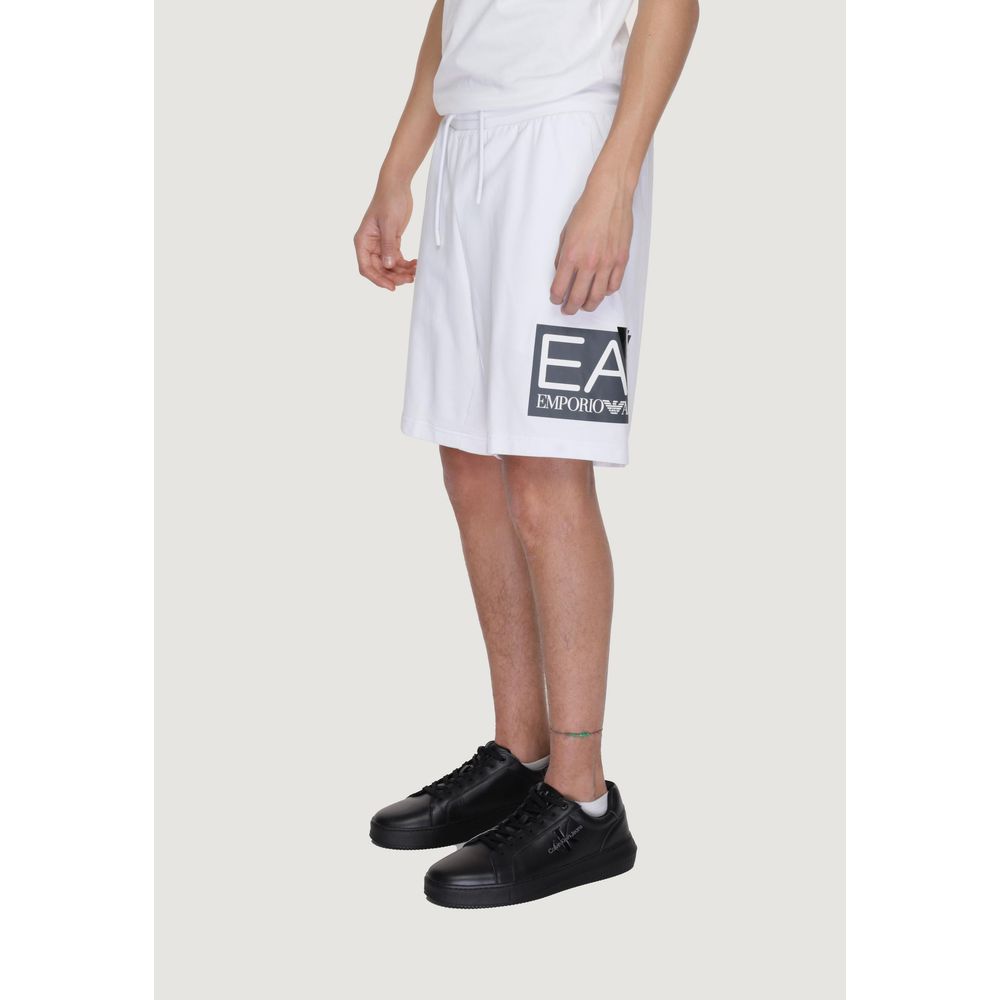 EA7 Emporio Armani White Cotton Short IT48 | L