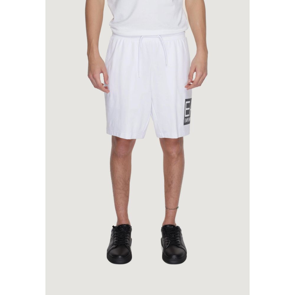 EA7 Emporio Armani White Cotton Short IT48 | L