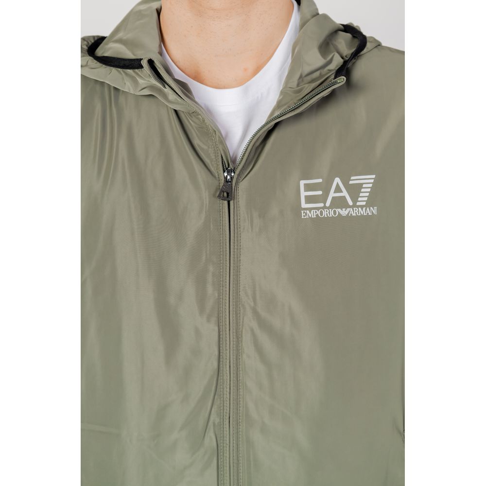 EA7 Emporio Armani Green Polyester Jacket IT52 | XL