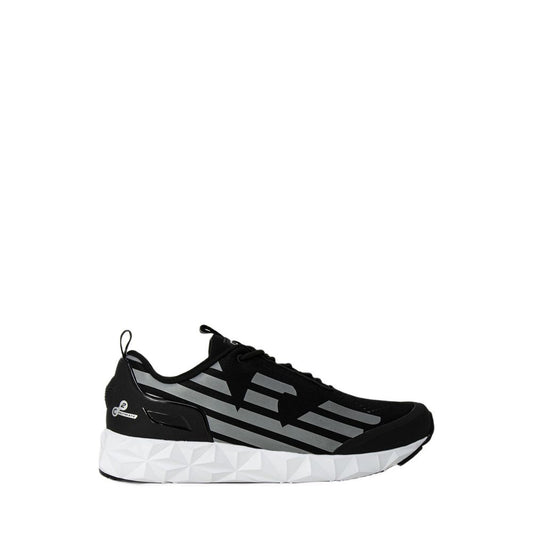 EA7 Emporio Armani Black Polyester Sneaker EU42 | US9