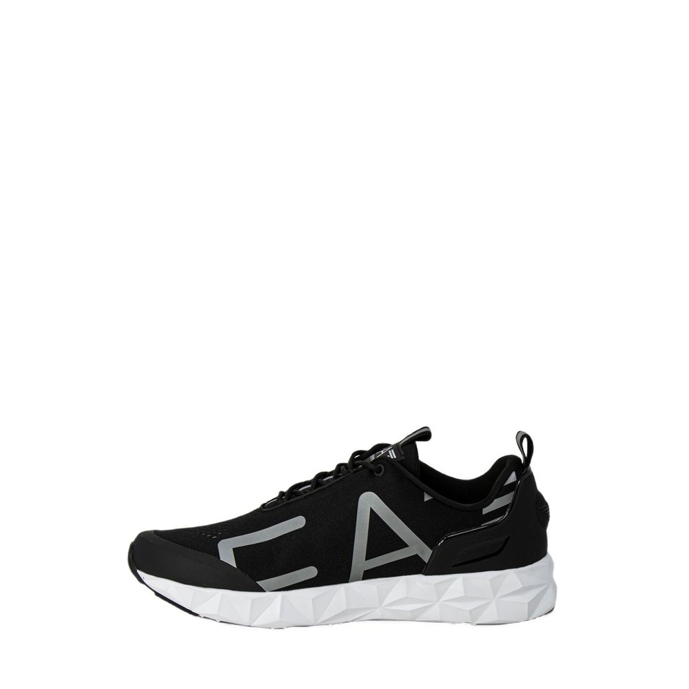 EA7 Emporio Armani Black Polyester Sneaker EU42 | US9