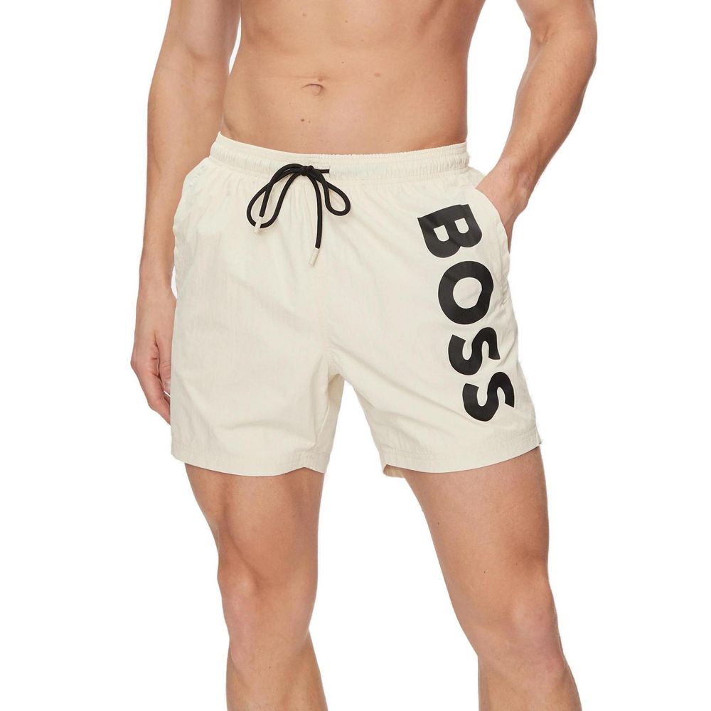 Hugo Boss Beige Polyester Swimwear IT44 | S