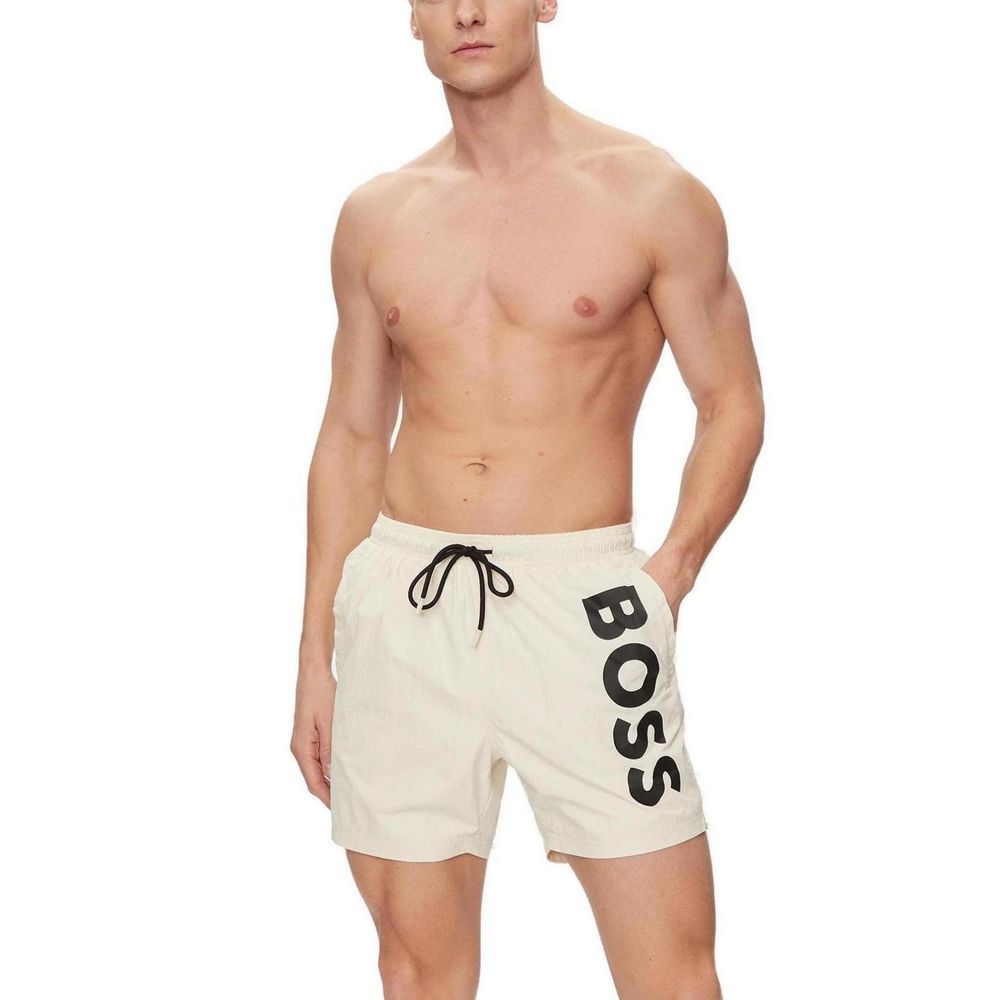 Hugo Boss Beige Polyester Swimwear IT44 | S