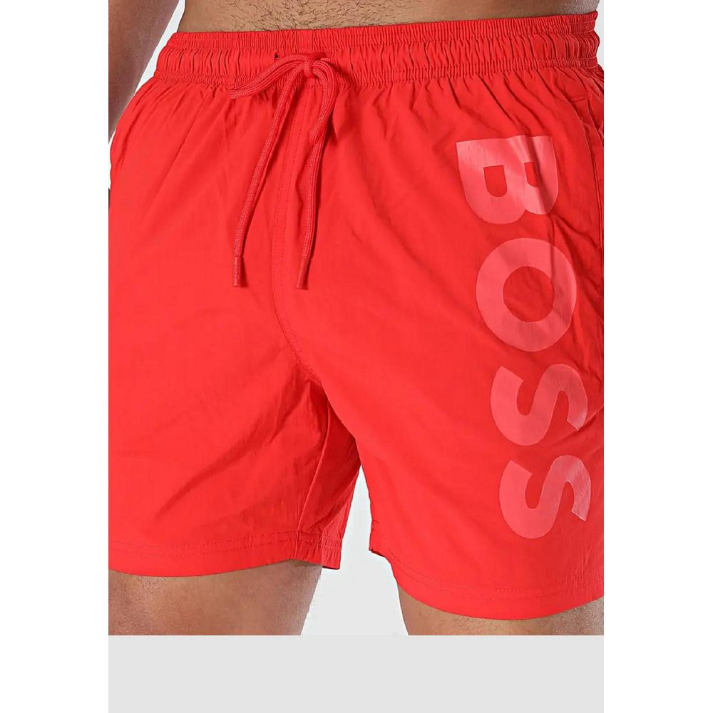 Hugo Boss Red Polyester Swimwear IT46 | M