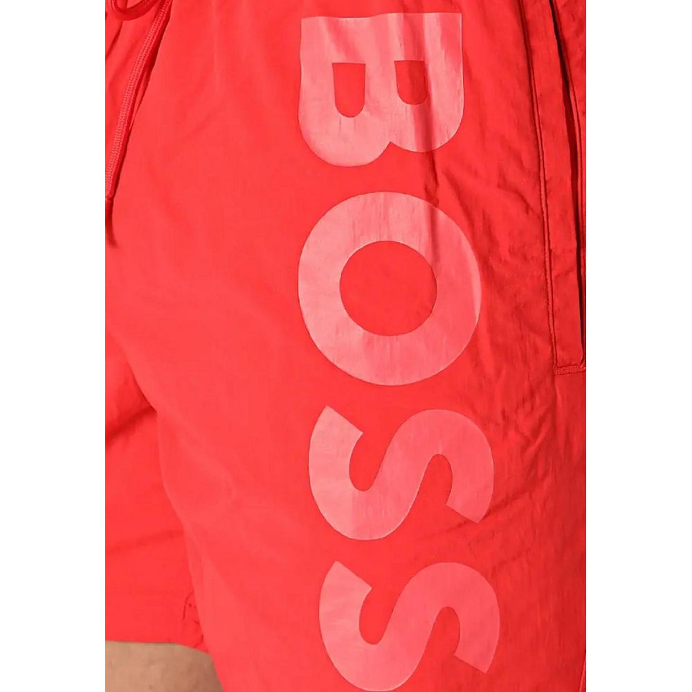 Hugo Boss Red Polyester Swimwear IT46 | M