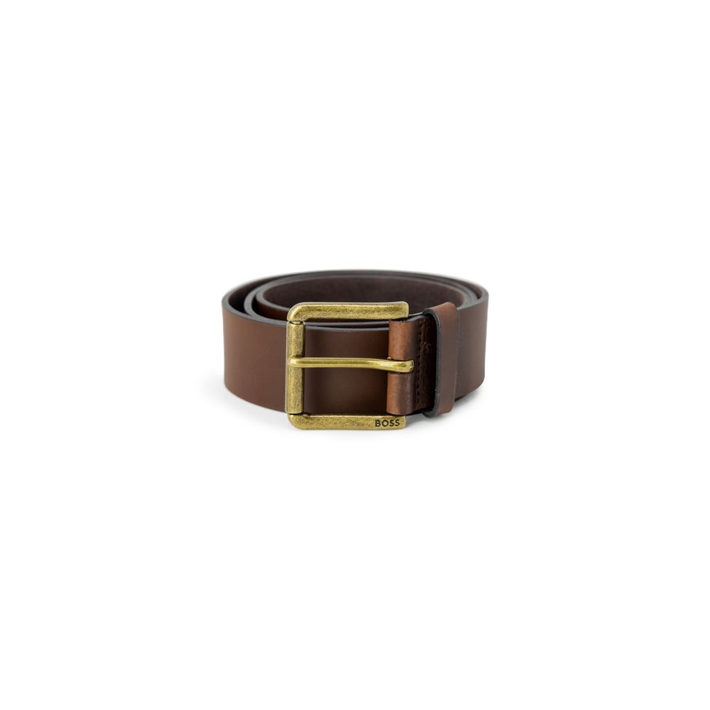 Hugo Boss Brown Leather Belt 85 cm / 34 Inches