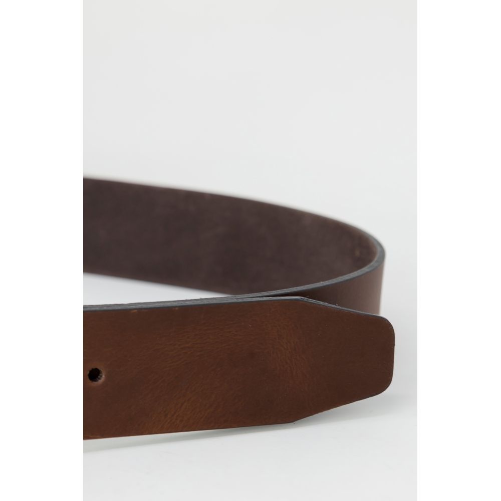 Hugo Boss Brown Leather Belt 85 cm / 34 Inches