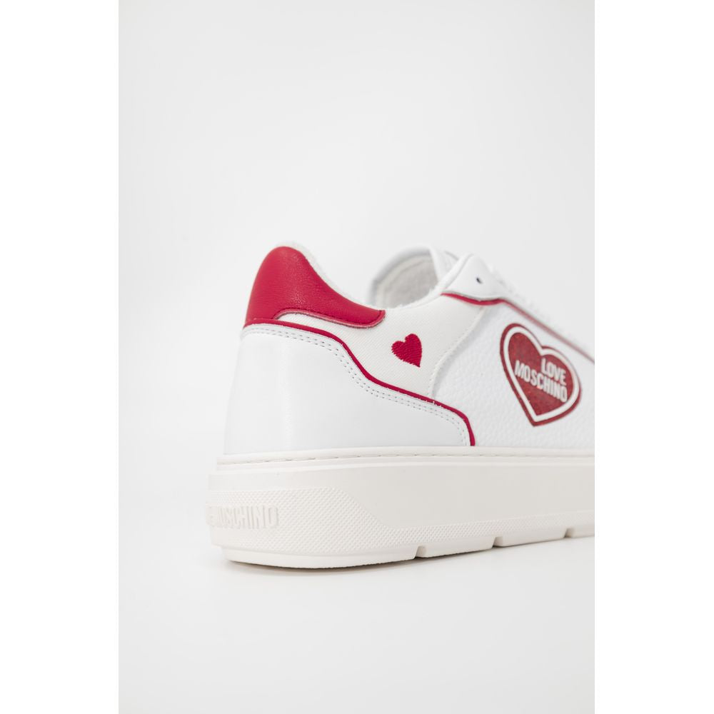 Love Moschino Red Polyethylene Sneaker EU35 | US5