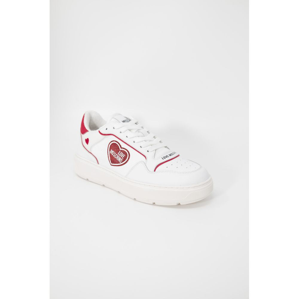 Love Moschino Red Polyethylene Sneaker EU35 | US5