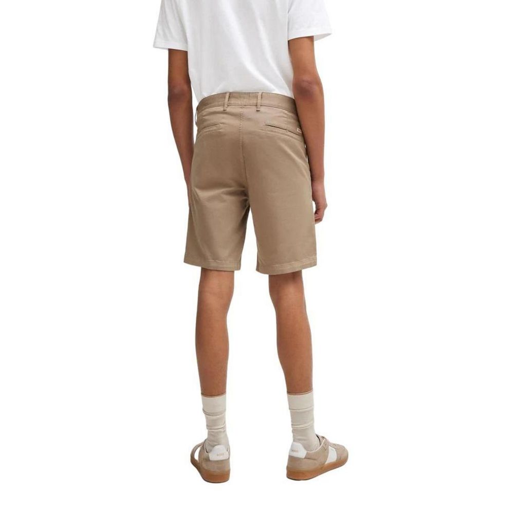 Hugo Boss Beige Cotton Short