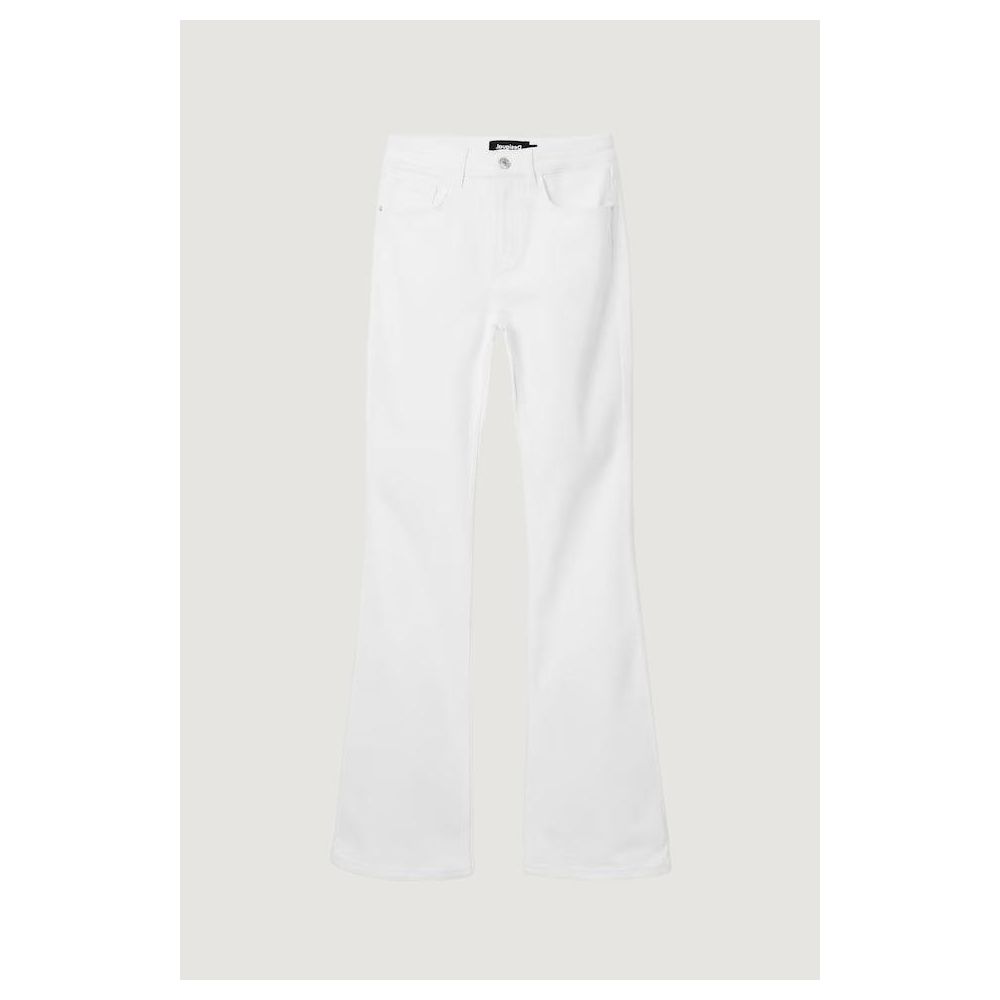 Desigual White Cotton Jeans & Pant IT42 | L