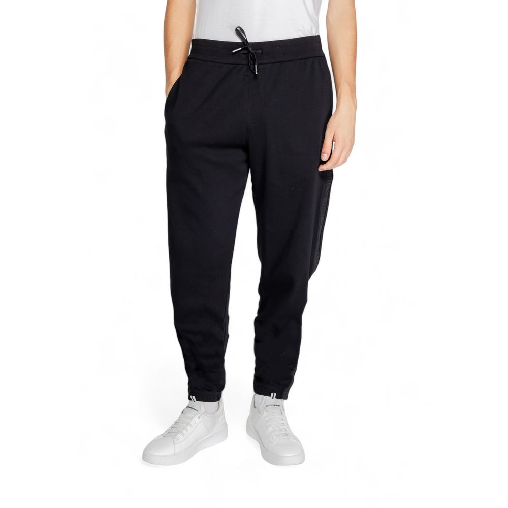 Armani Exchange Black Cotton Jeans & Pant