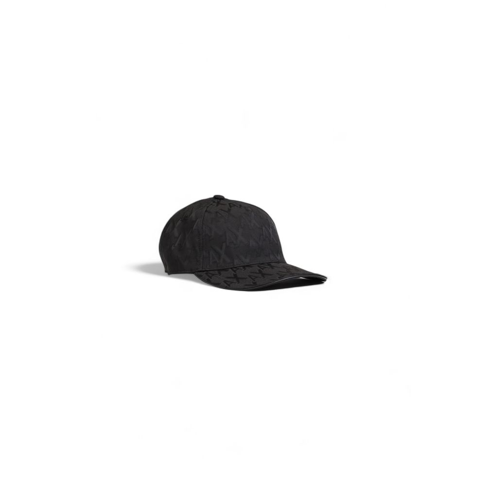 Armani Exchange Black Polyester Hats & Cap