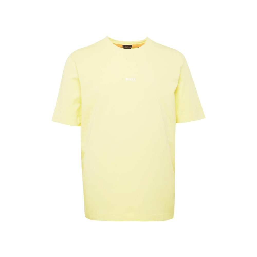 Hugo Boss Yellow Cotton T-Shirt IT46 | M