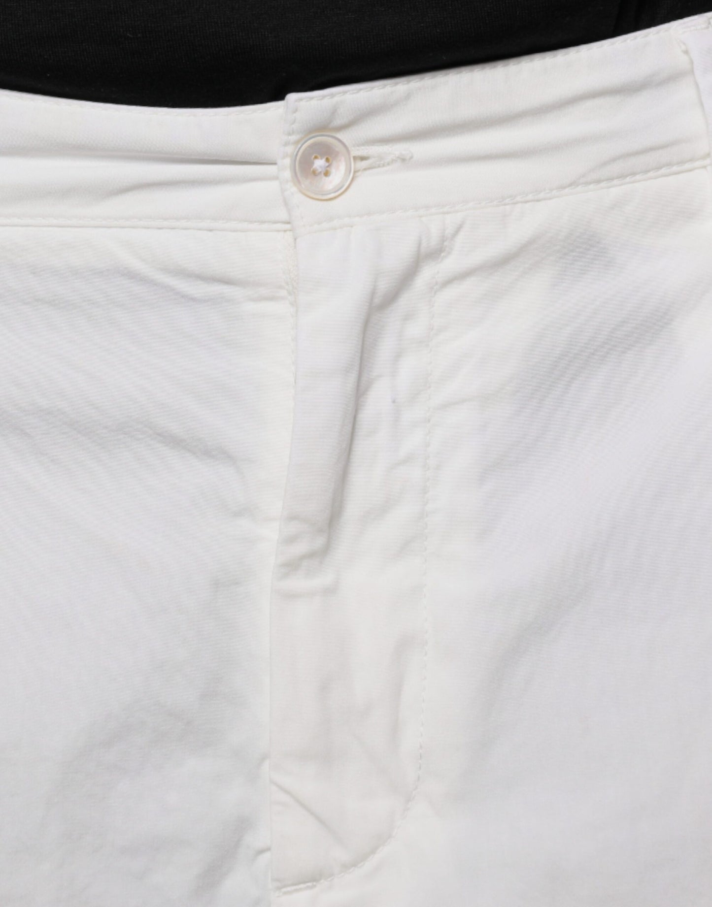 Dolce & Gabbana White Cotton Skinny Dress Pants IT50 / L