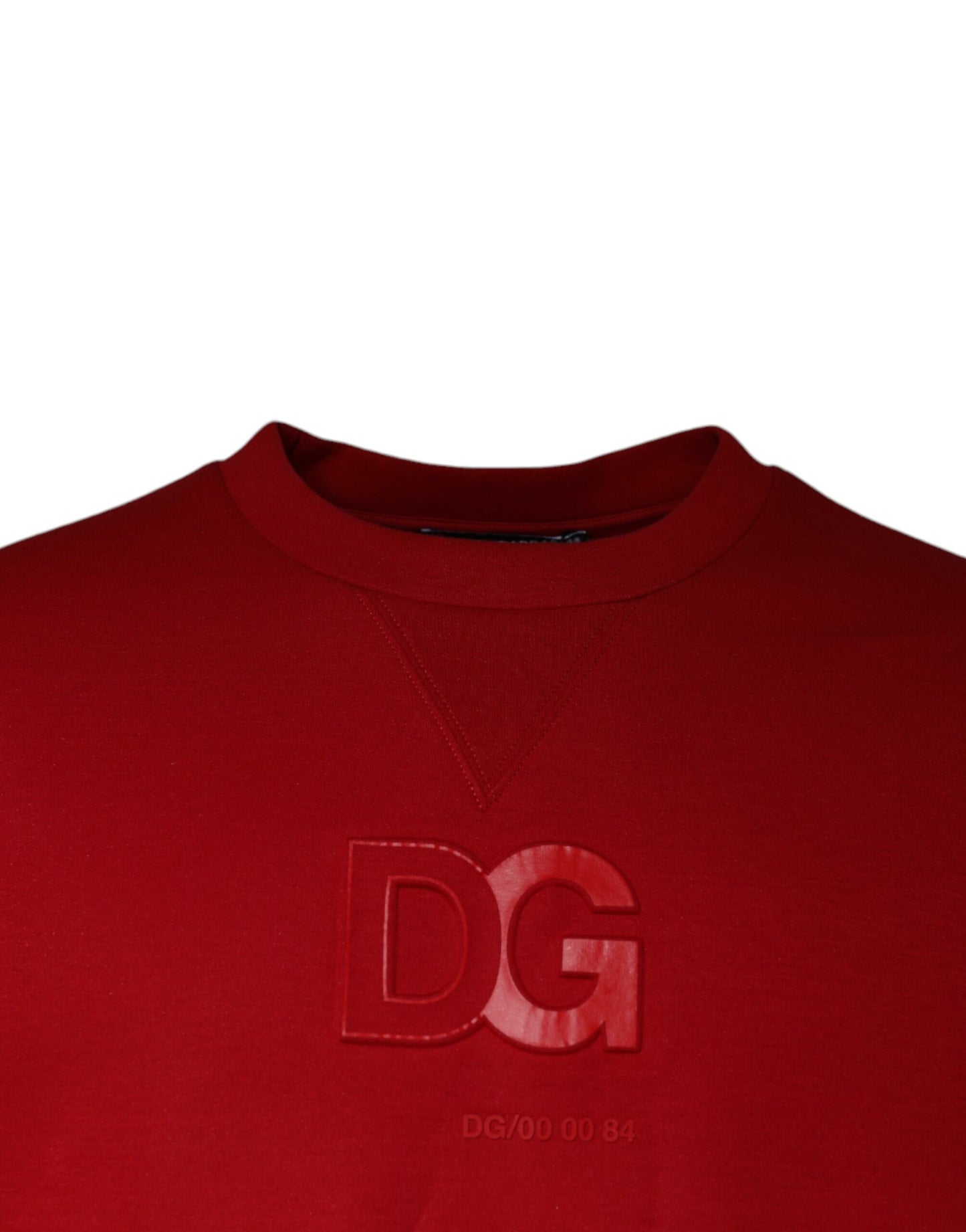 Dolce & Gabbana Maroon DG Logo Cotton Men Sweatshirt Sweater IT46 / S